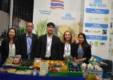 The team of Blue River: The company sells a broad range of Thai Fruit and vegetables